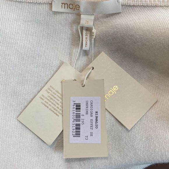 Maje Snake Print NWT Cardigan - Picture 14 of 16